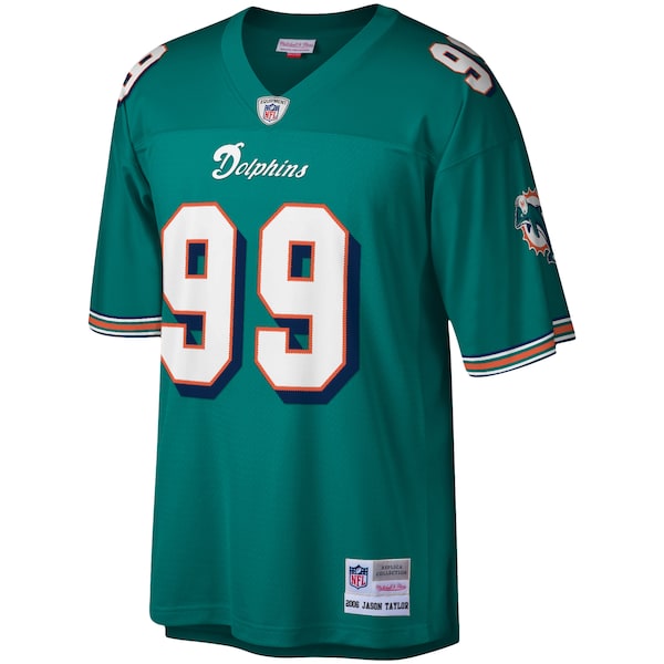 Jason Taylor Miami Dolphins Legacy Replica Jersey - Aqua