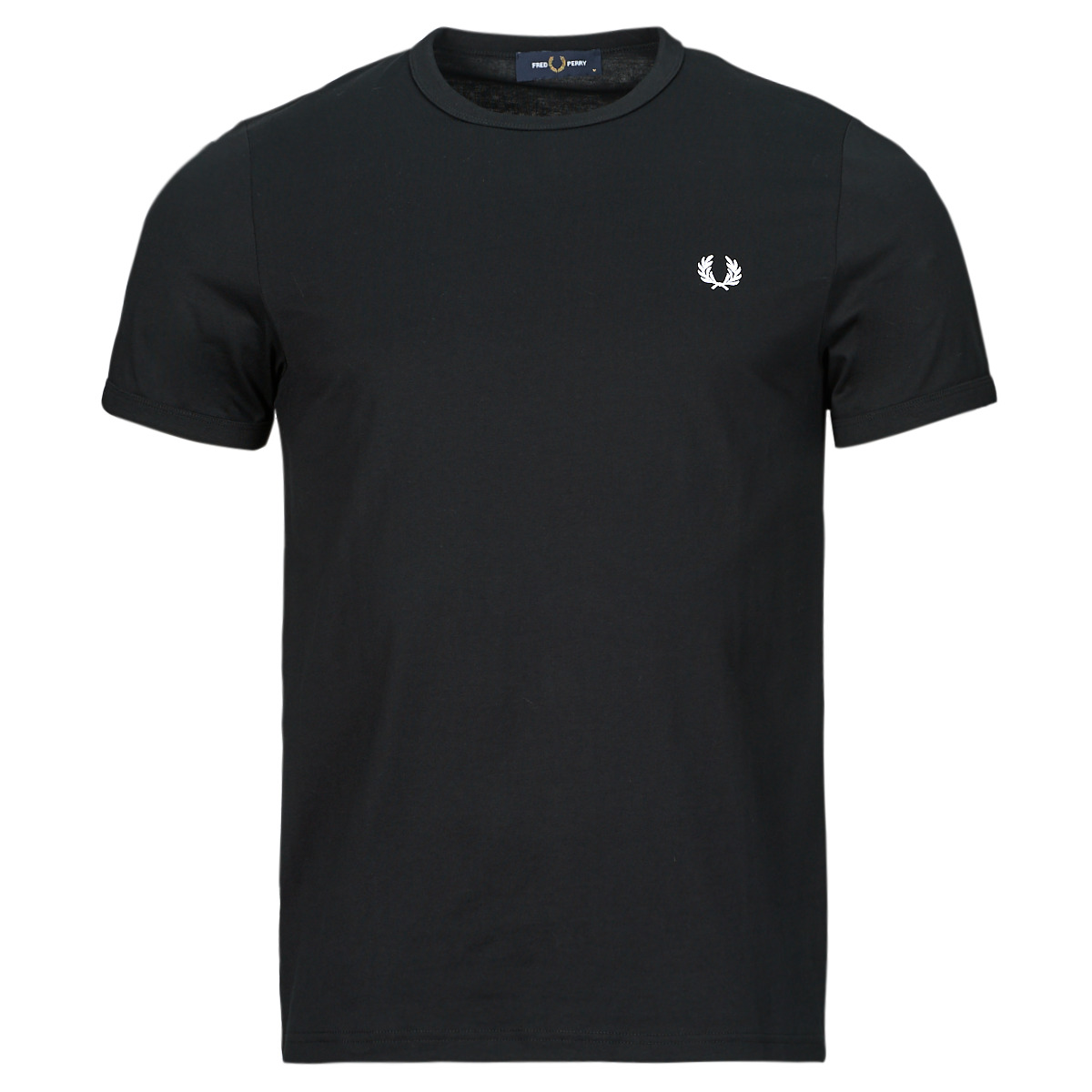 Fred Perry - RINGER T-SHIRT - Black