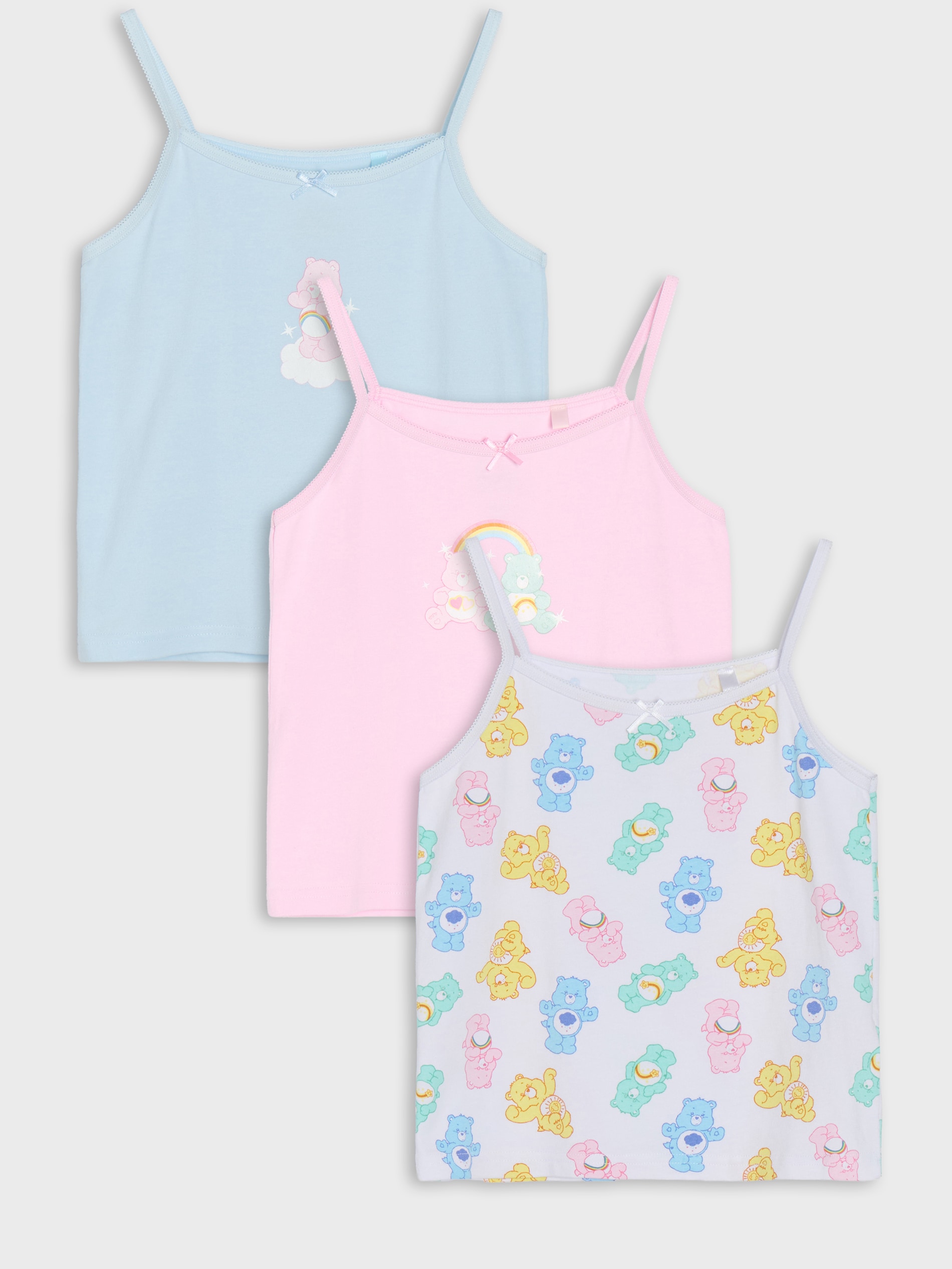 Bawełniane podkoszulki 3 pack Care Bears