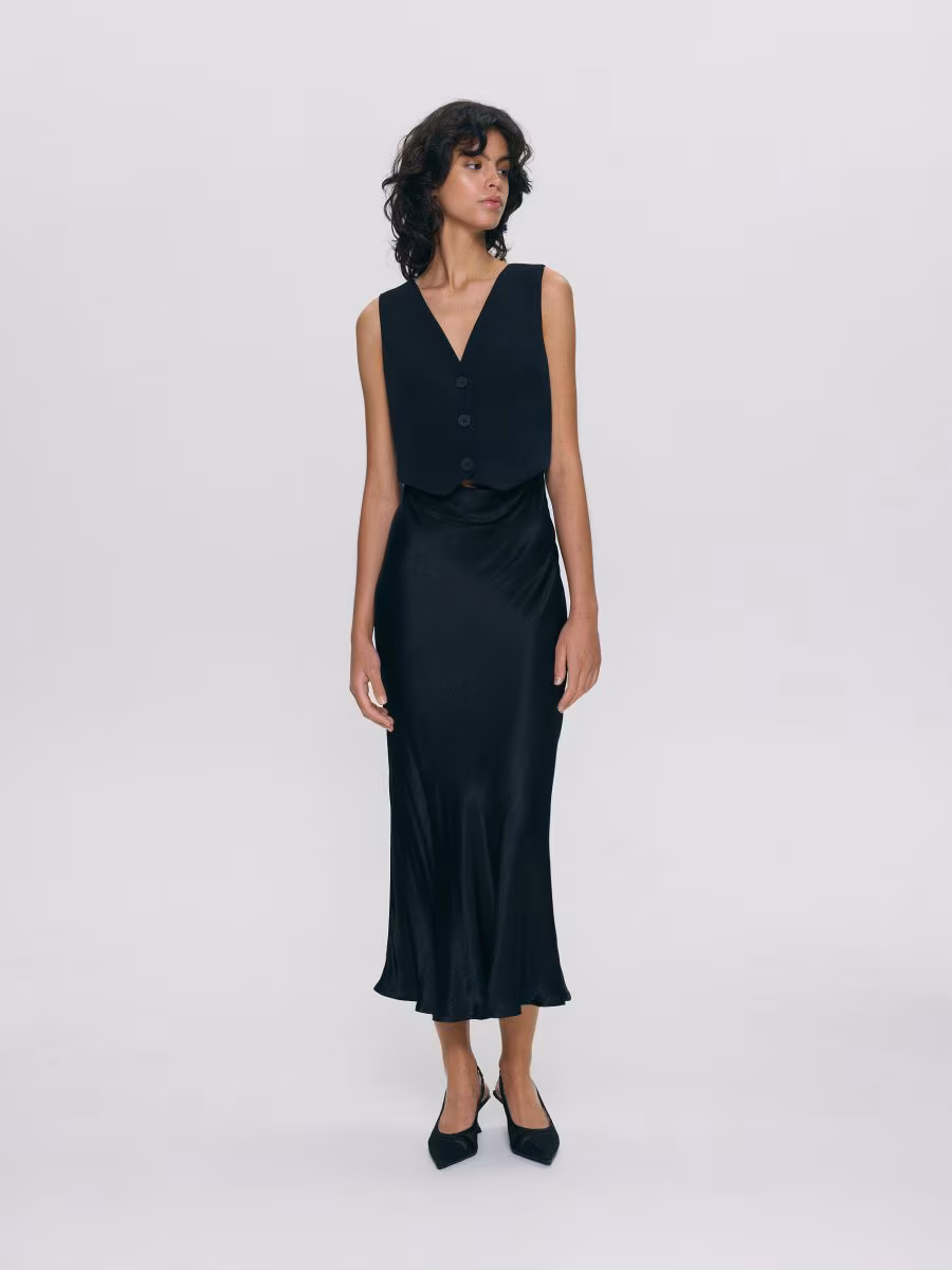 Viscose Rich Midi Dress