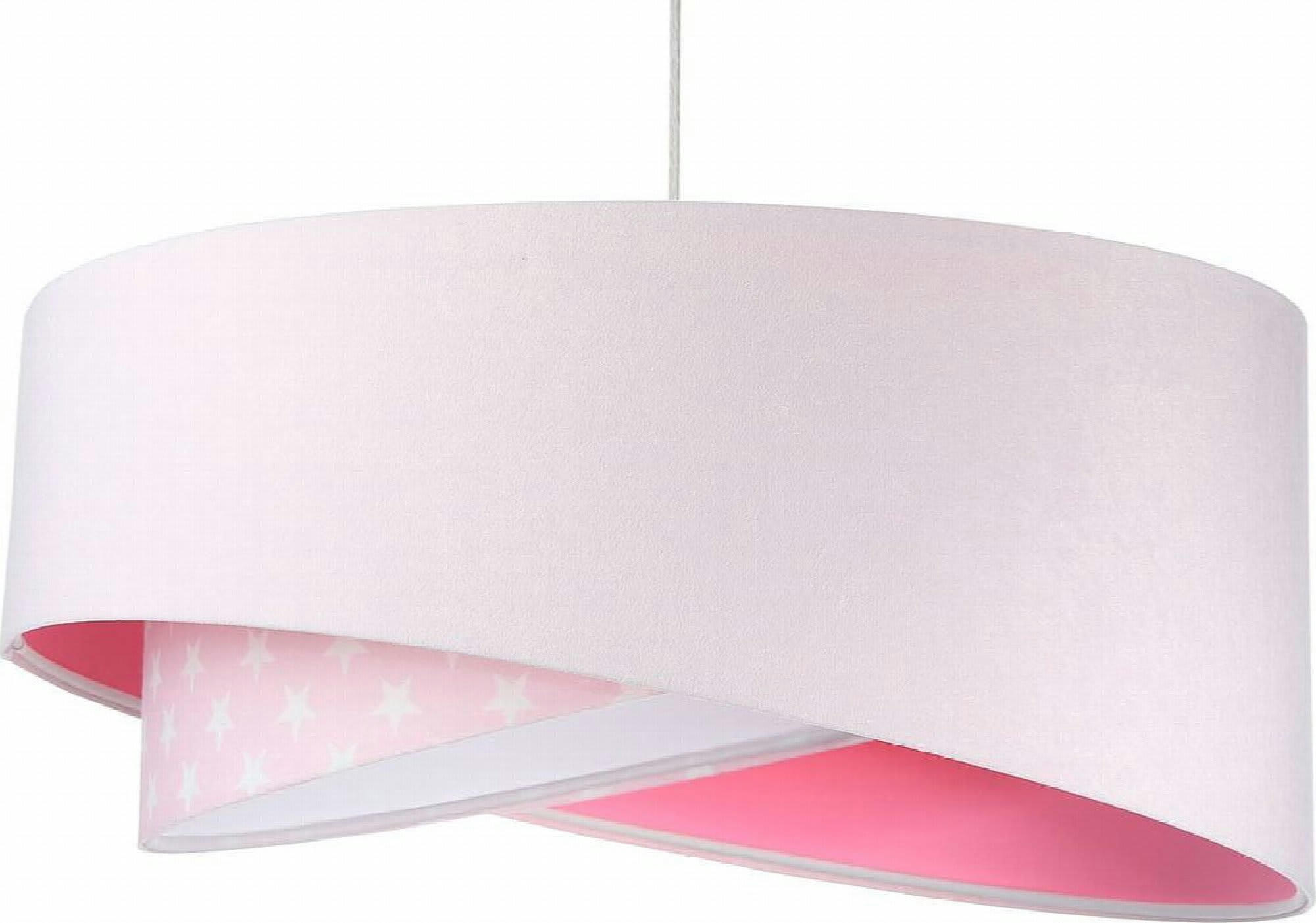 GALAXY - Suspension Tissu Rose 50x50x105 cm