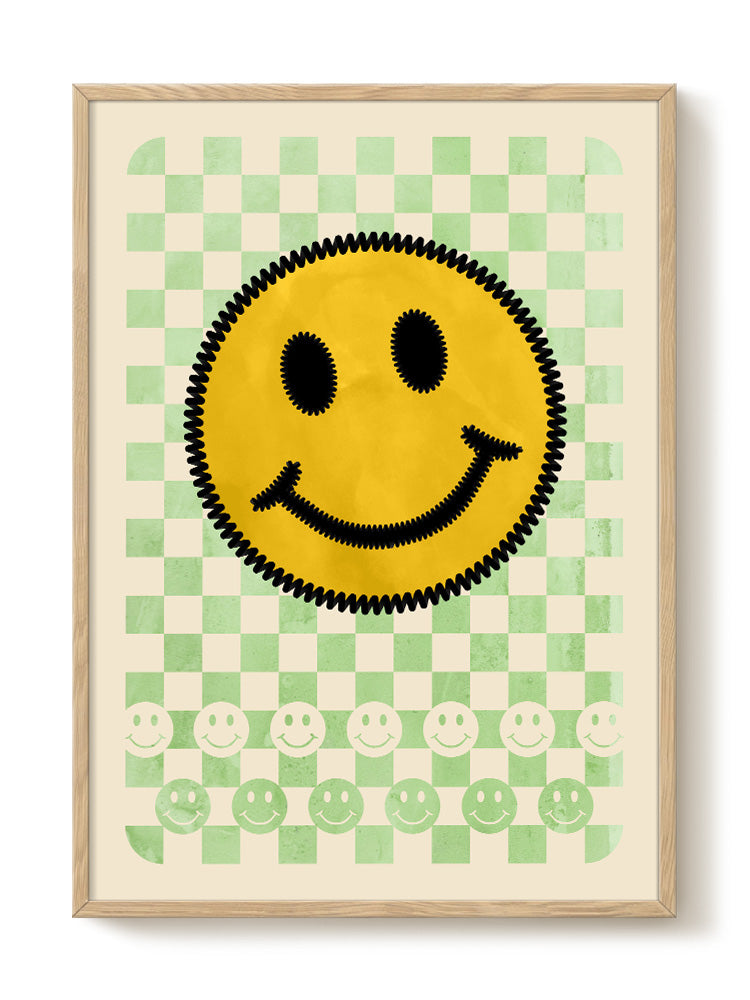 Pastel Smiles - Green - PSTR studio Kunst Poster
