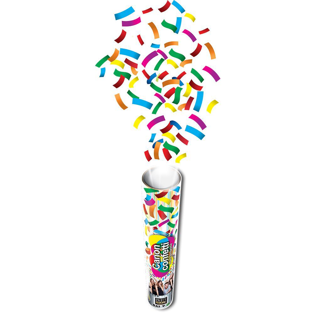Canon confetti à air comprimé