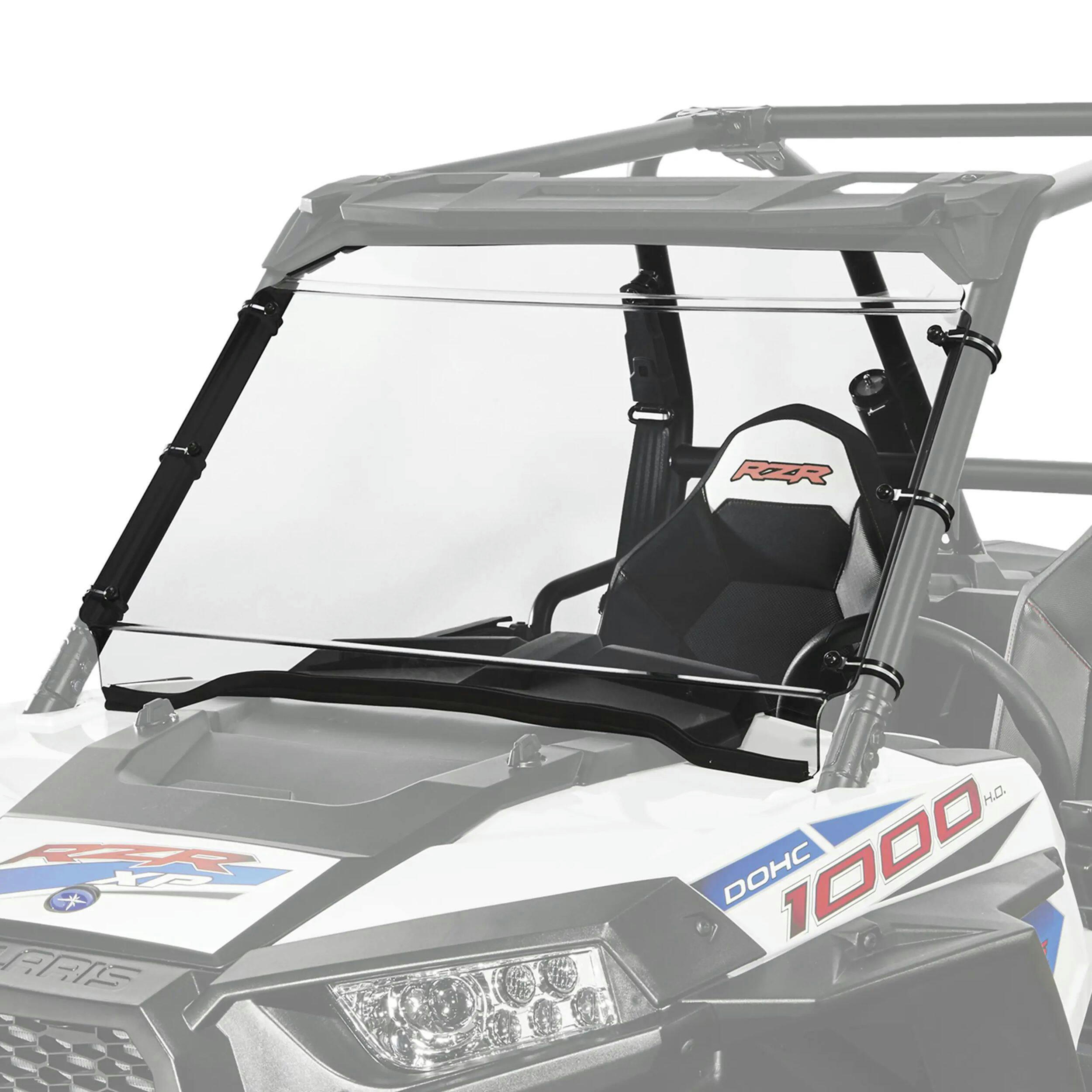 Kolpin Hard Coated Full Fixed UTV Windshield for Polaris RZR 1000
