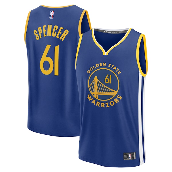 Pat Spencer Golden State Warriors  Fast Break Replica Player Jersey - Icon Edition - Royal
