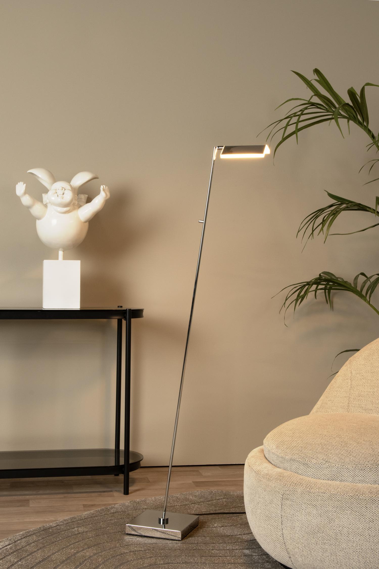 Lucide leeslamp AARON - Geïntegreerde LED - Chroom