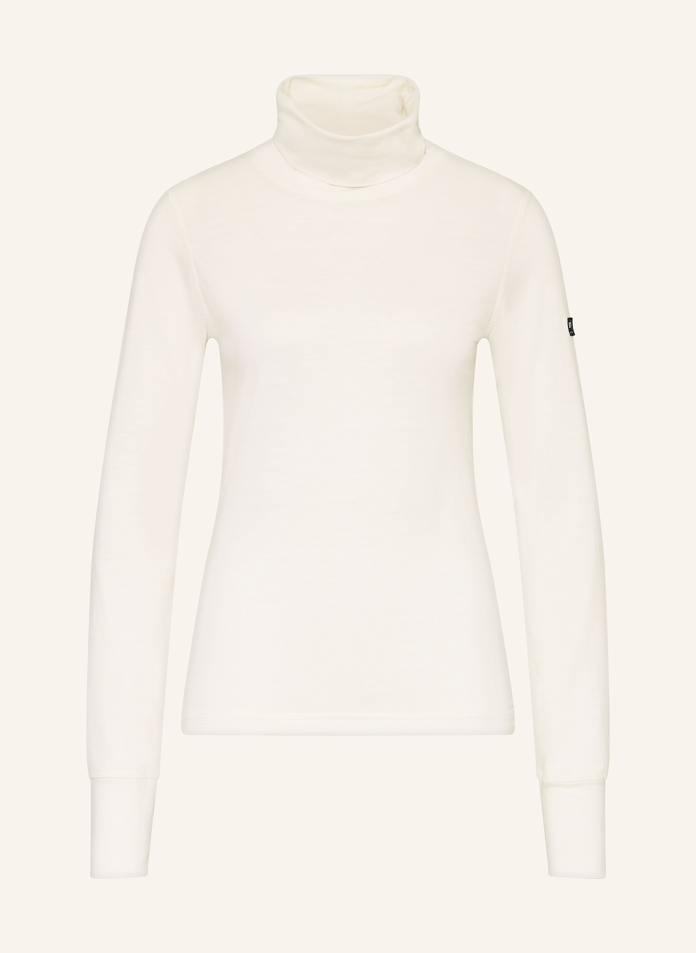 super.natural Pullover SKIING ROLL NECK mit Merinowolle