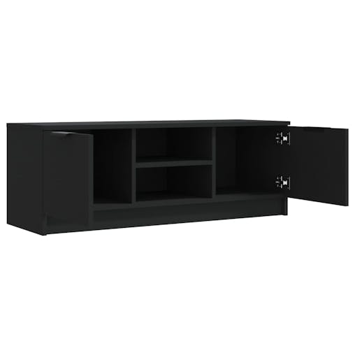 NNEVL TV Cabinet Black 102x35x36.5 cm Engineered Wood