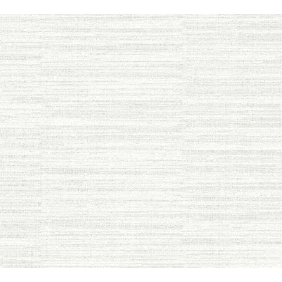 Livingwalls behang effen wit - 53 cm x 10.05 m