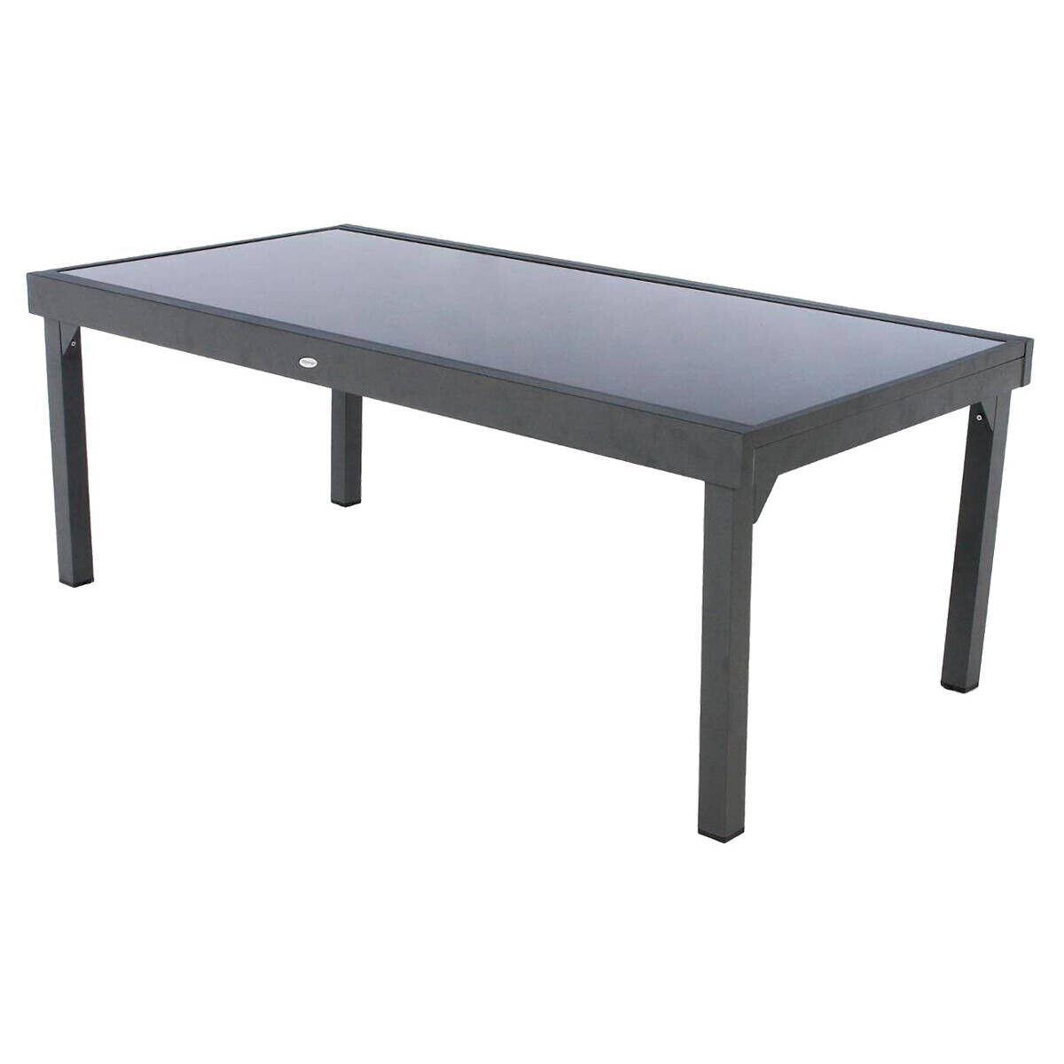Mesa extensível PIAZZA cinza graphite 200-320cm