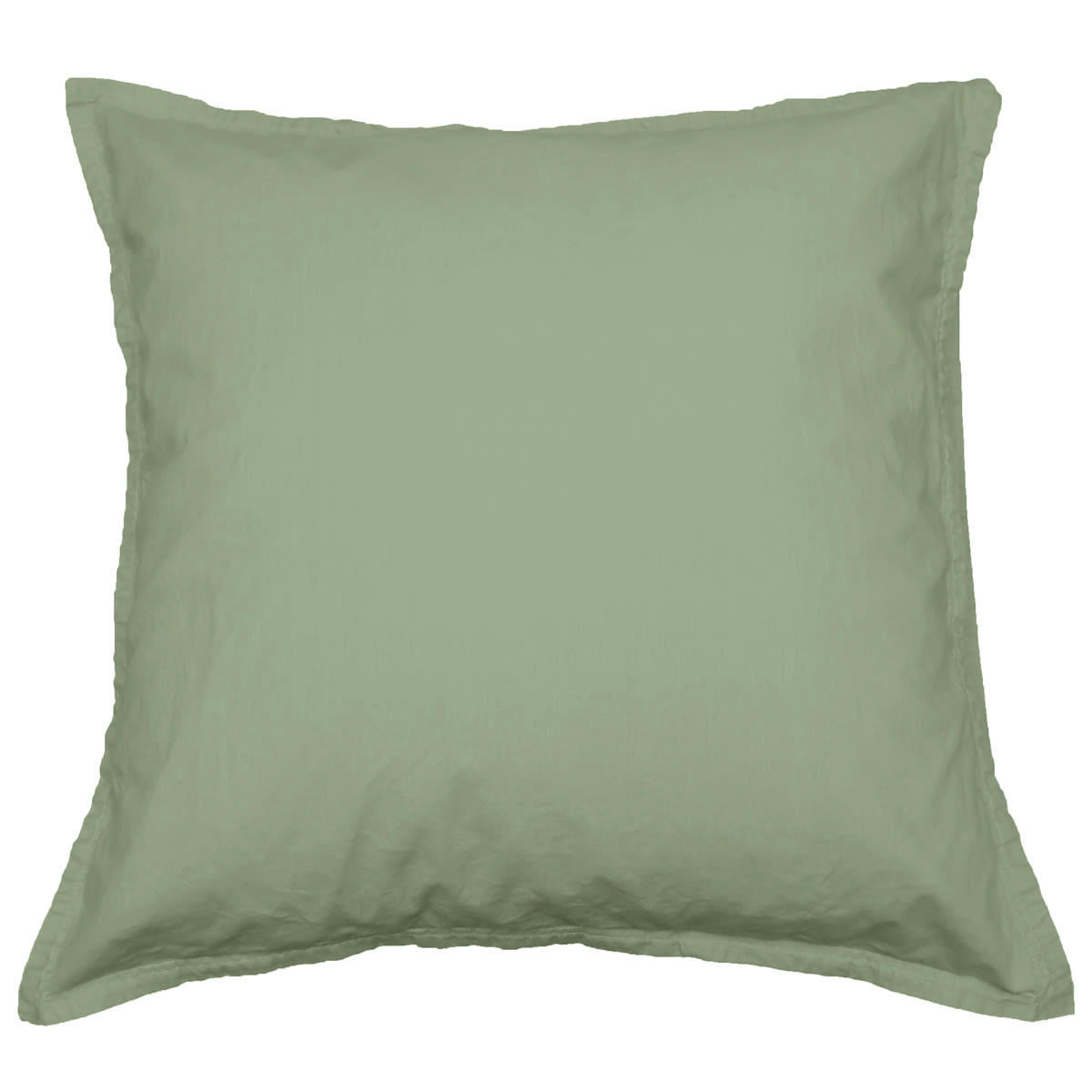 STUDIO - Lot de 2 taies d'oreiller en coton  sauge 65x65 cm