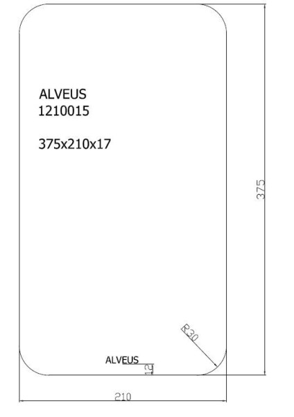 ALVEUS Deska drewniana 1210015 ^