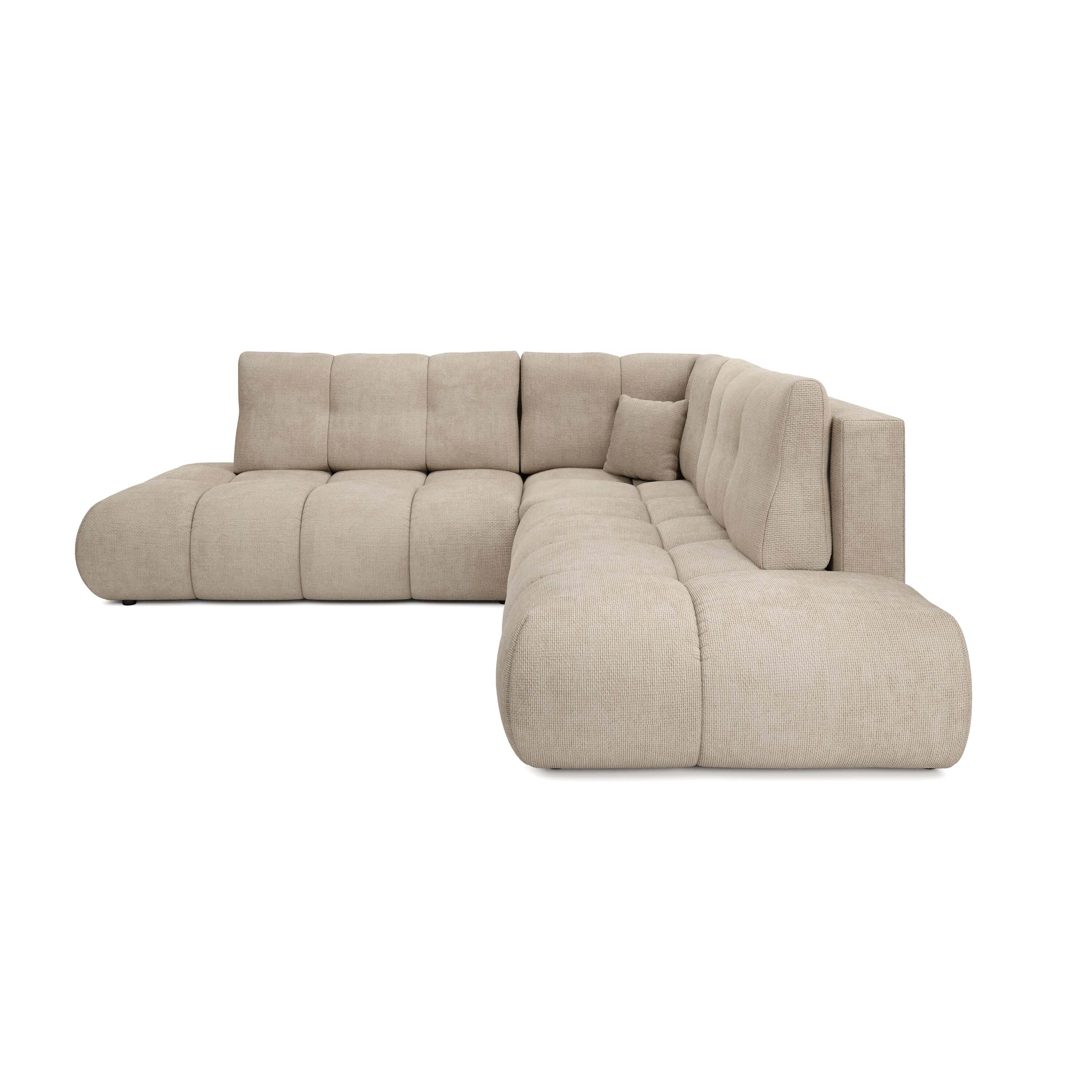 by fonQ Charme Hoekbank Links/Rechts met Slaapfunctie - Chenille - Lic