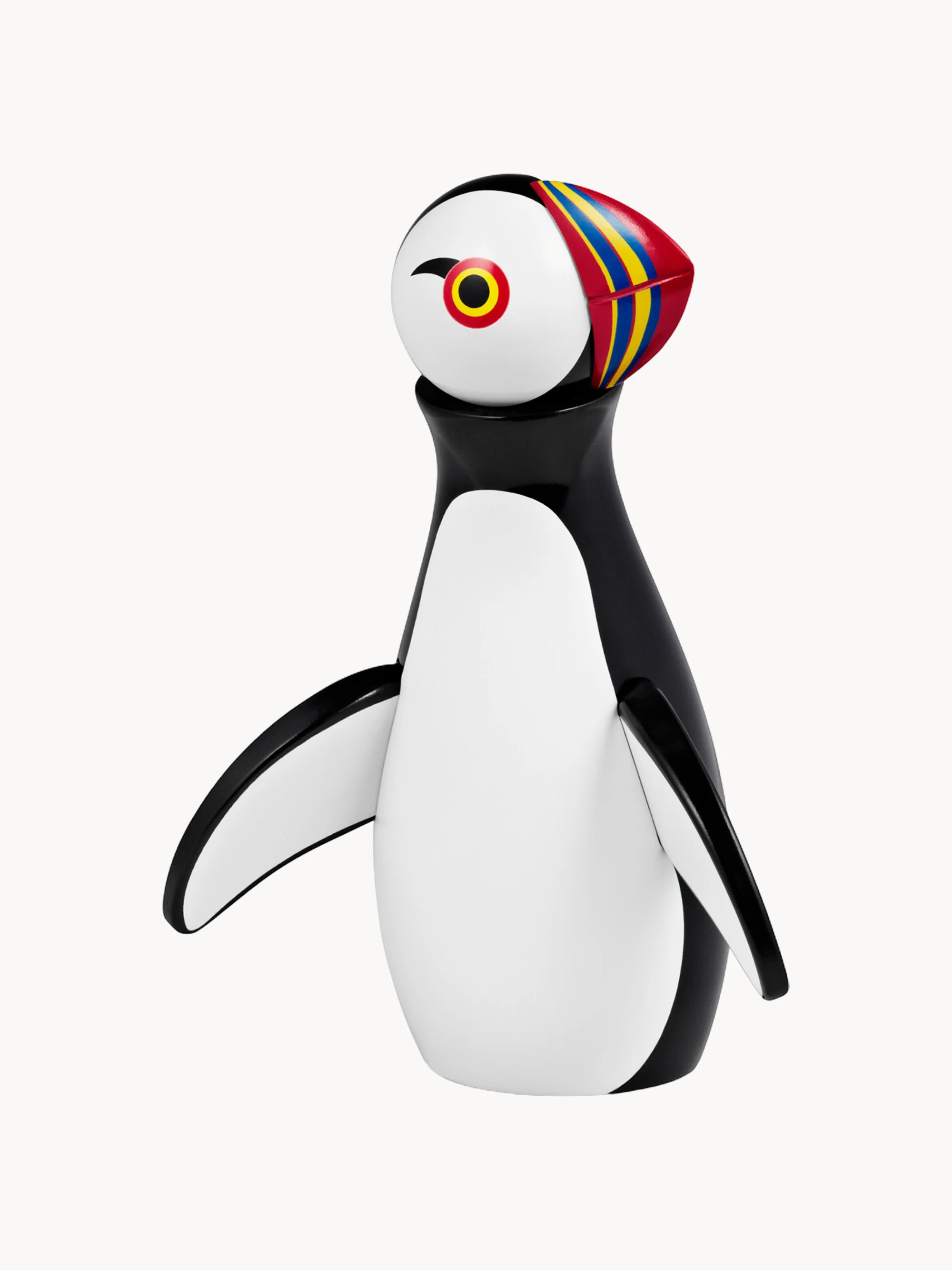 Deko-Objekt Puffin aus Buchenholz