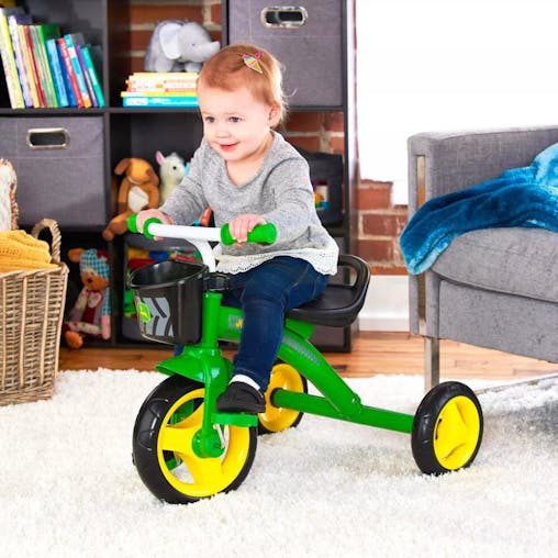 John Deere Steel Tricycle Green 2y