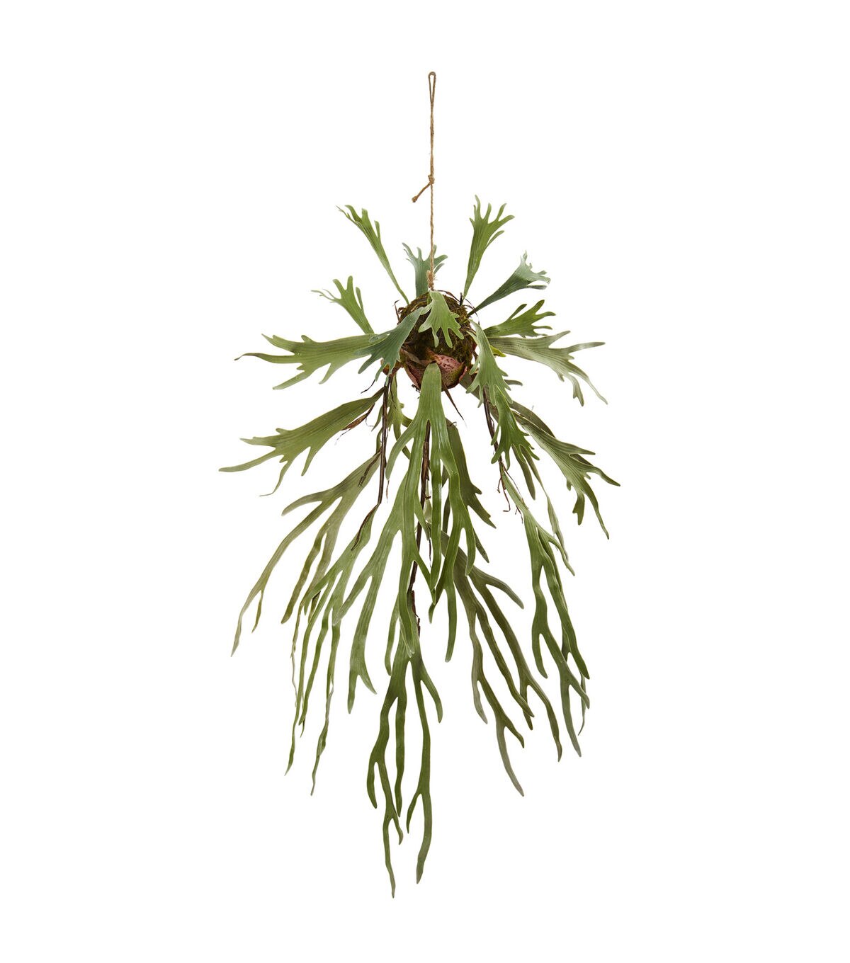 Nearly Natural 50 Staghorn Artificial Hanging Plant