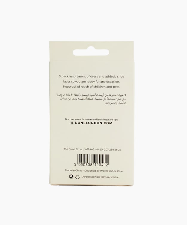 Laces 3 Pack Clear - 3 Pack Of Laces