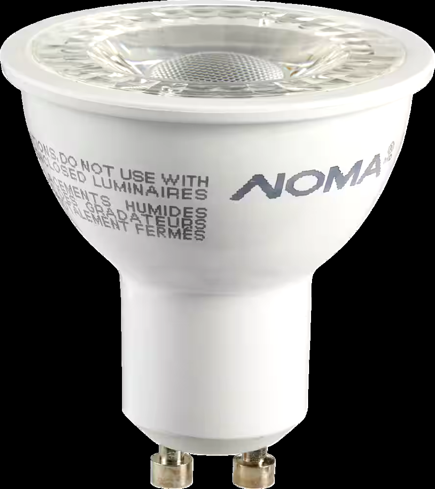 NOMA MR16 GU10 Base Non-Dimmable LED Flood Light Bulbs, 280 Lumens, Assorted Colours, 35W, 3-Pk