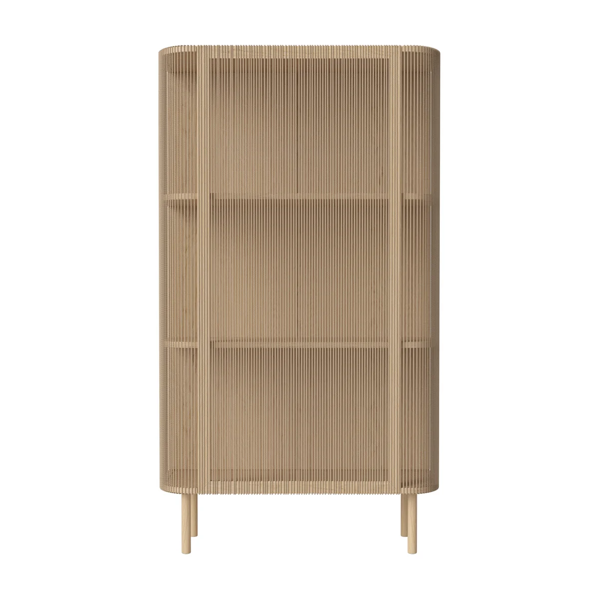 Bolia - Cord Highboard, nature Cord, Eiche weiß pigmentiert geölt