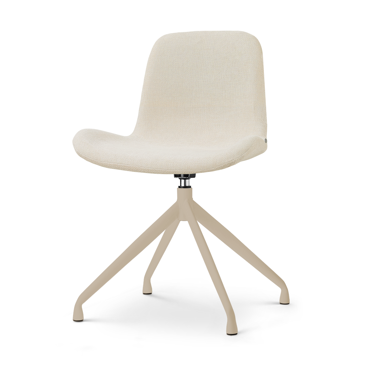 Nolon Nola-Fé draaibare eetkamerstoel cottonbeige beige onderstel