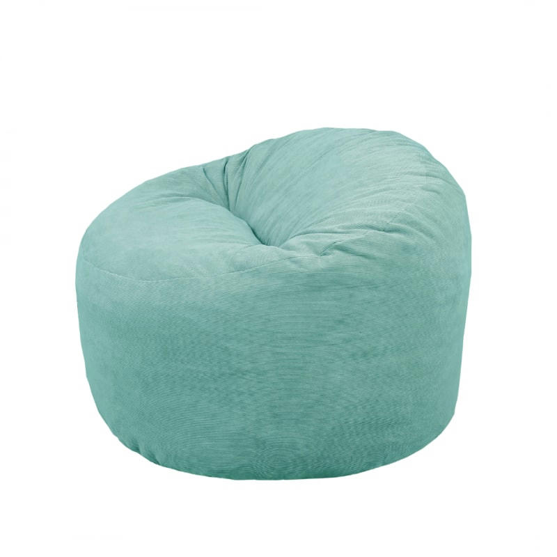 - Pouf  Velours Côtelé  Vert 100 cm