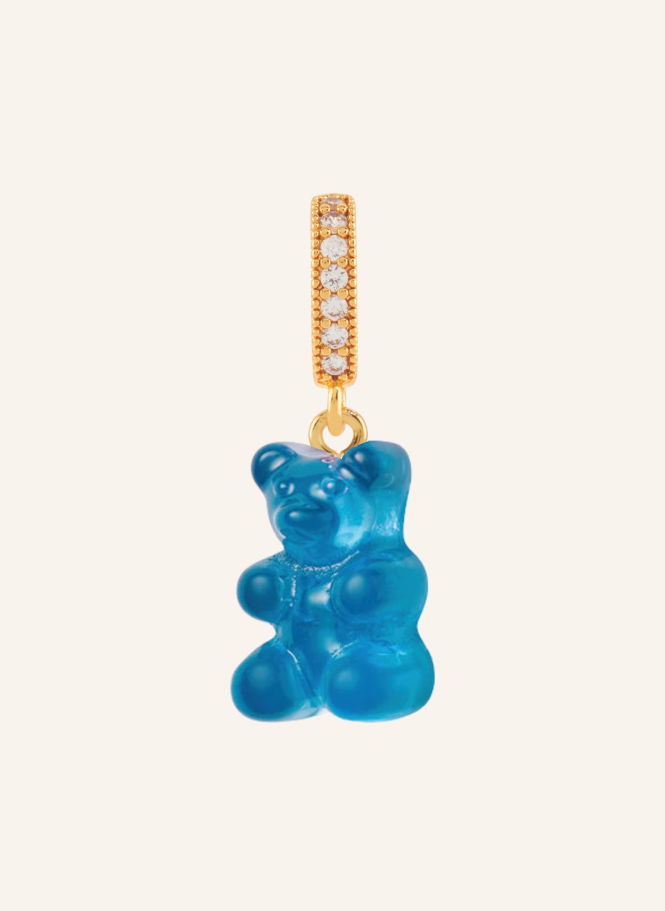 CRYSTAL HAZE Pendant AZURE NOSTALGIA BEAR by GLAMBOU