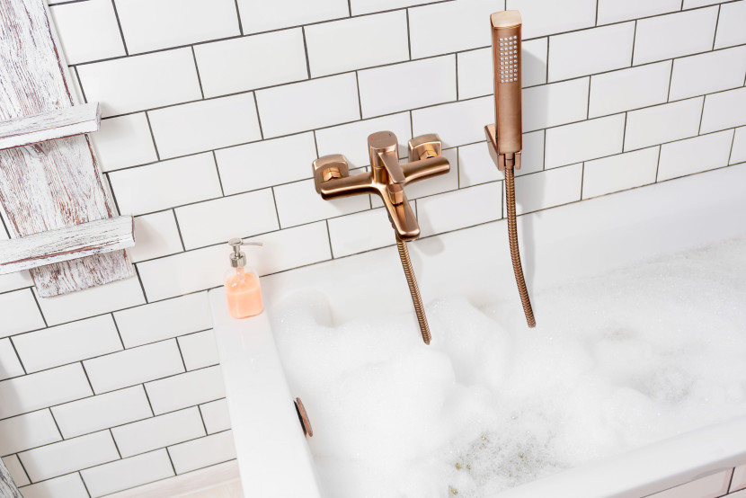 Bateria Wannowa Glamour Invena Trend Z Zestawem Natryskowym