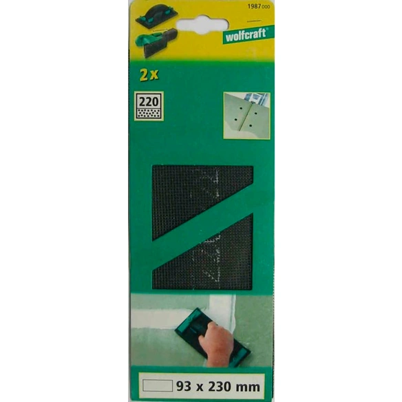 Gitterleinen, Körnung: k220, Silizium-Carbid/Industrievelours, schwarz