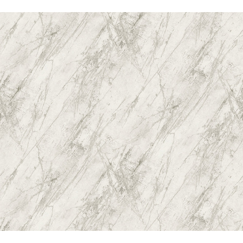 Intissé vinyle Attico marbre gris clair 106 cm AS CREATION