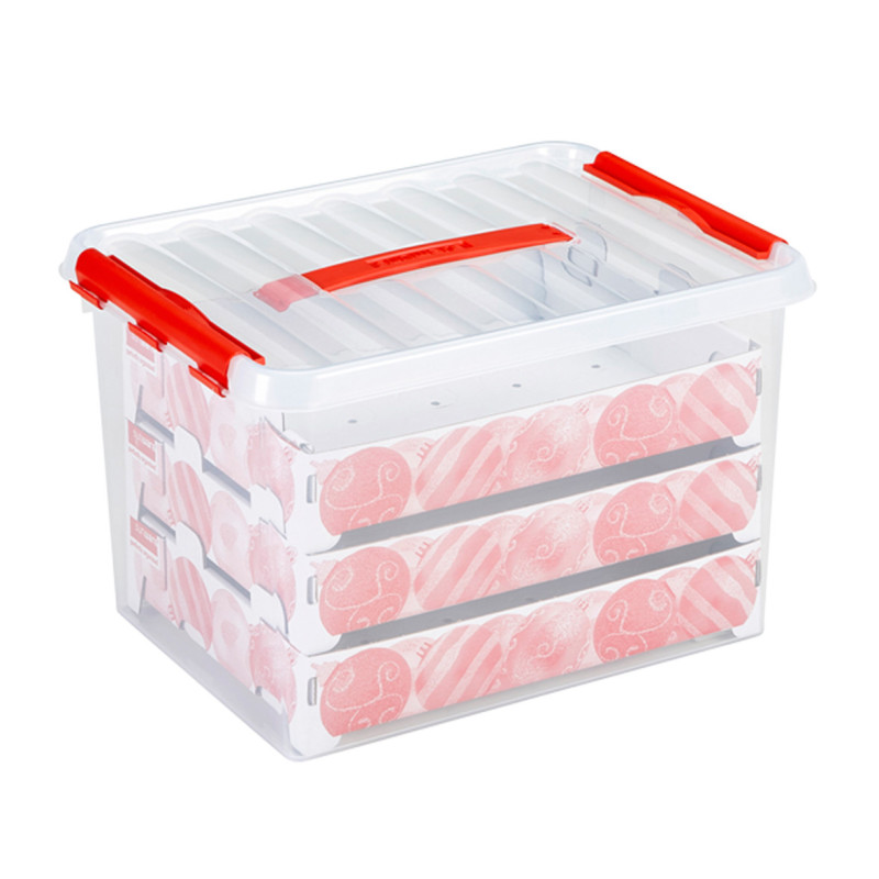 Box de rangement de Noël Q-Line 22 L SUNWARE