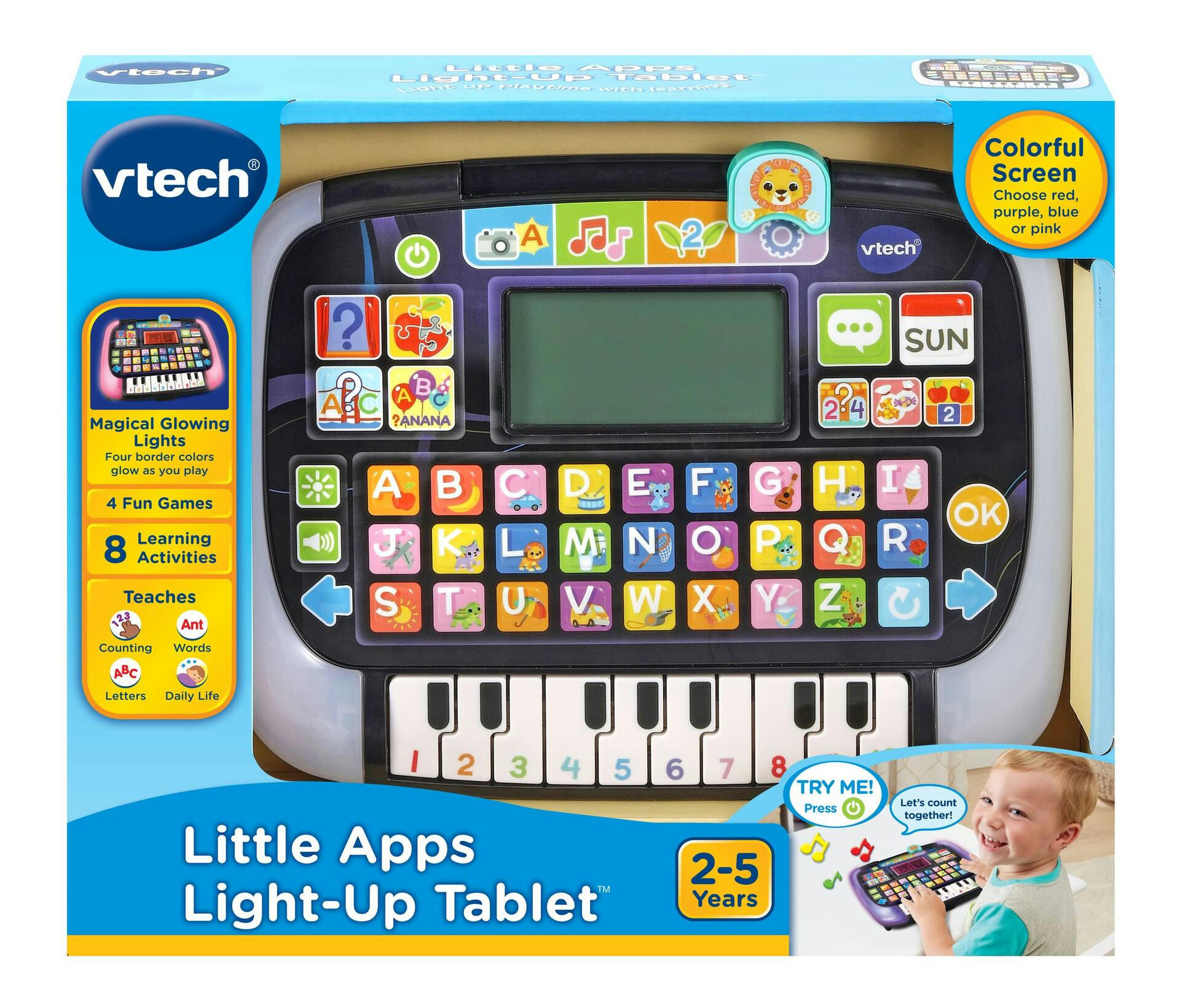 VTech Little Apps Light Up Tablet, English, Ages 6+ months