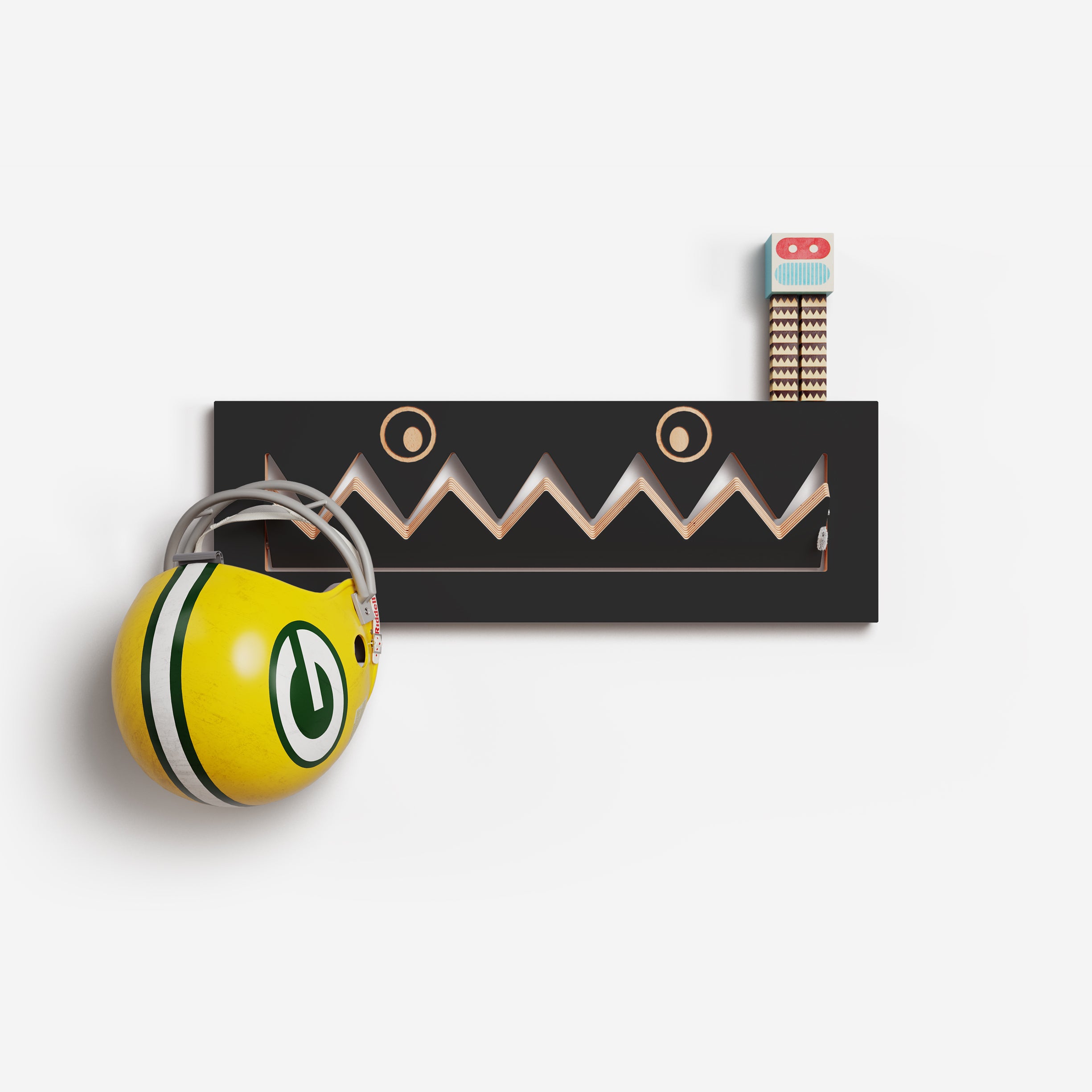 Fläpps Kledingkast Monsterhäng 60x20-1 - Zwart