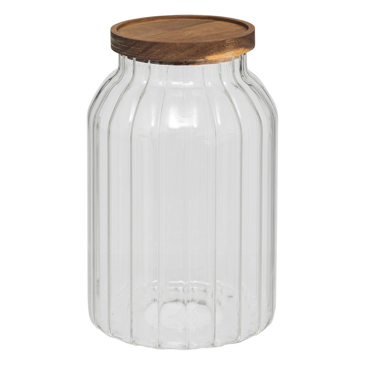 Frasco HARMONY com tampa madeira acácia 3l