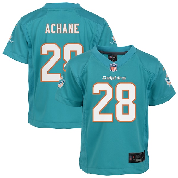 De’Von Achane Miami Dolphins Nike Toddler Game Jersey - Aqua