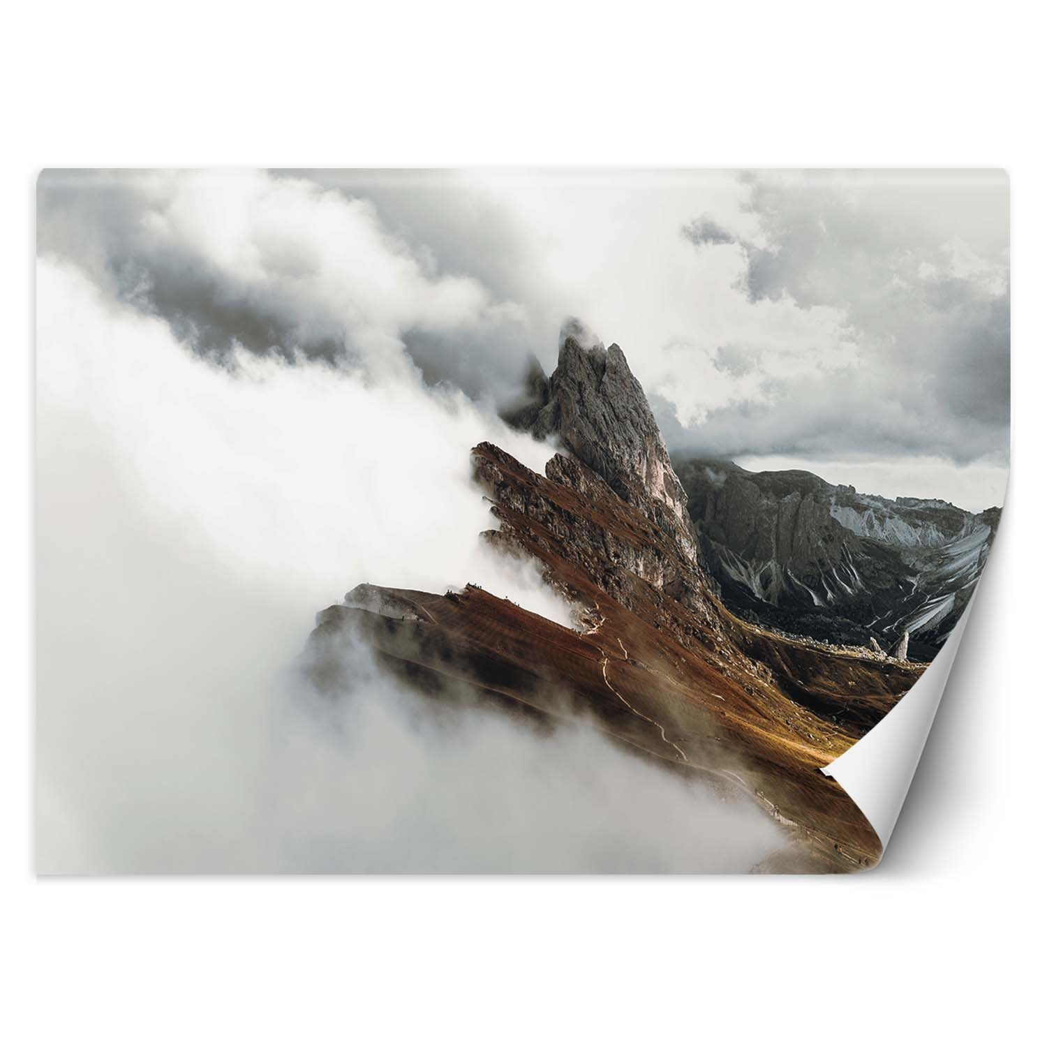 Feeby Fototapeta, Góry mgła chmury 150x105