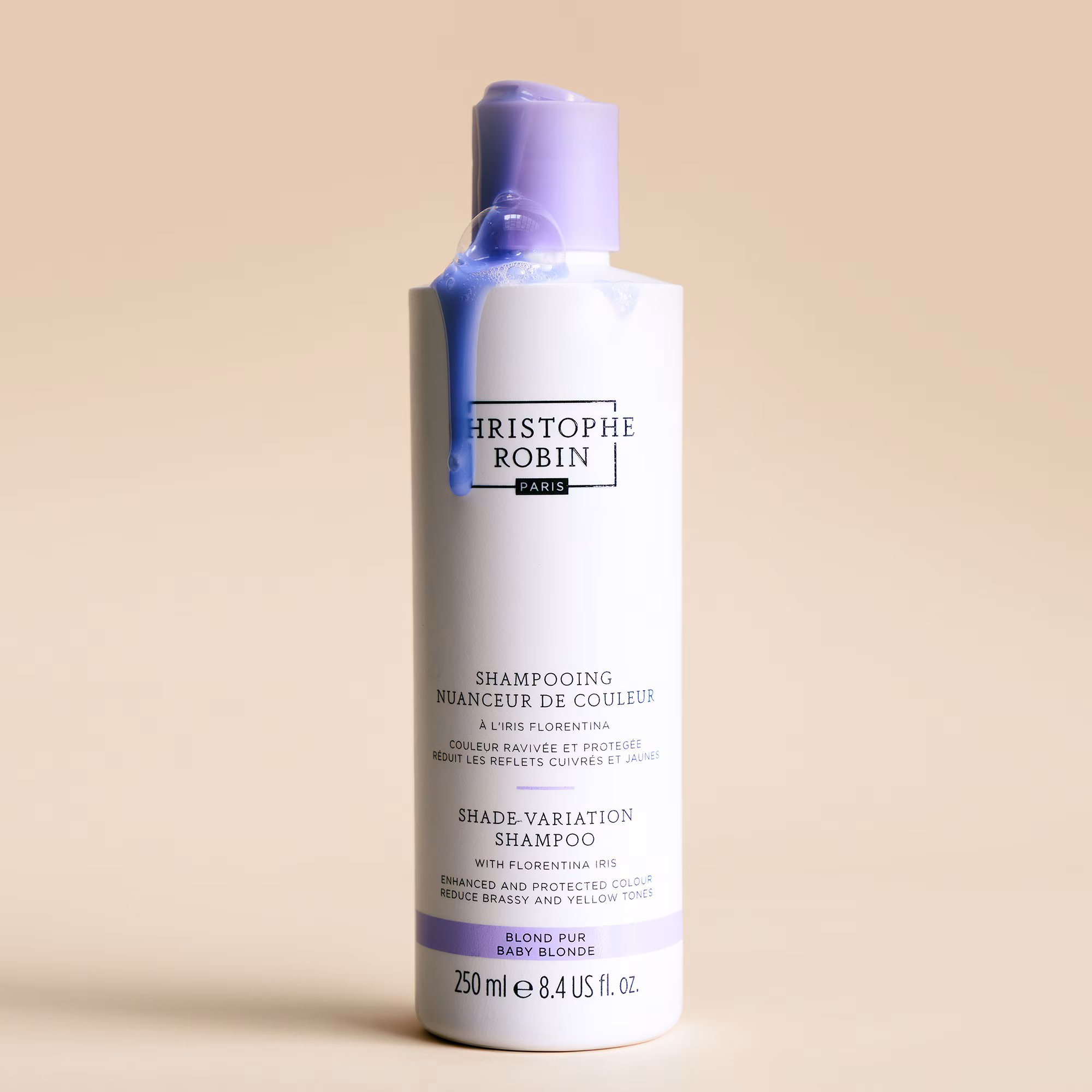 NUANCEUR DE COULEURShampooing nuanceur de couleur à l'iris florentina