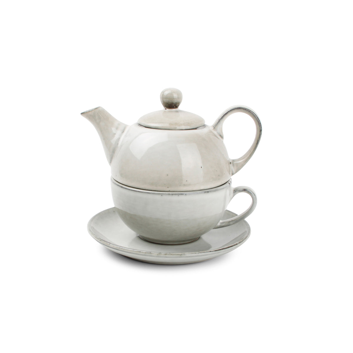 Salt & Pepper - Tea for one set groen Artisan