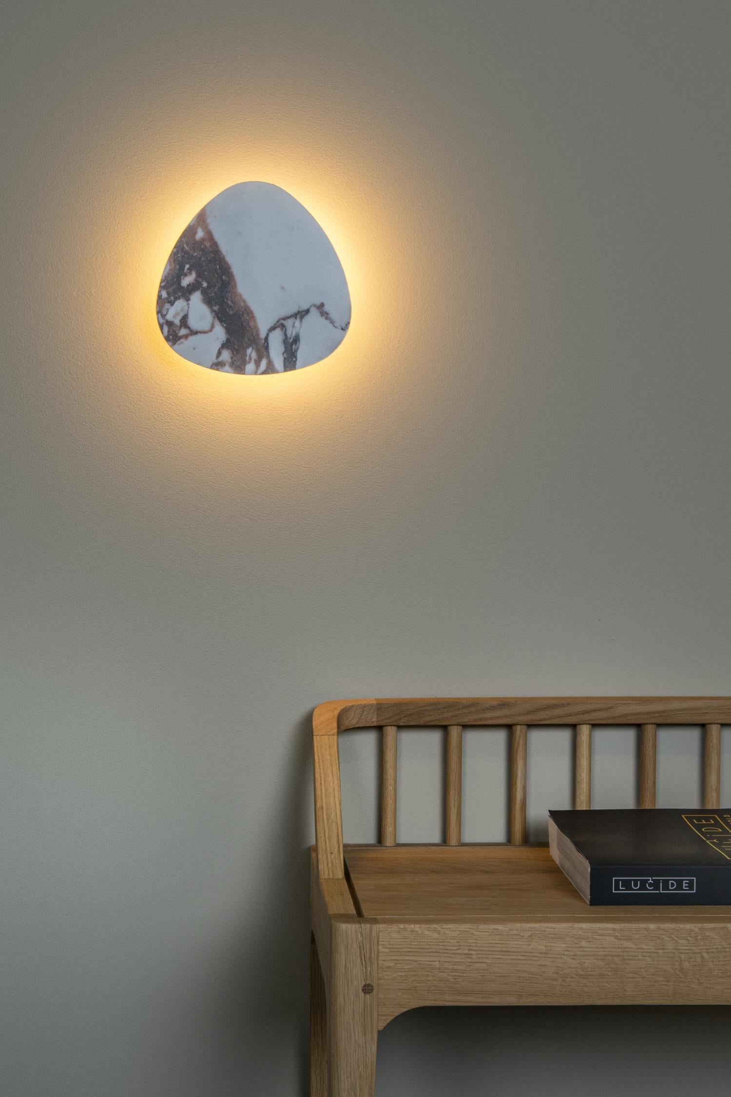 Lucide wandlamp KAMIEN - Geïntegreerde LED - Wit