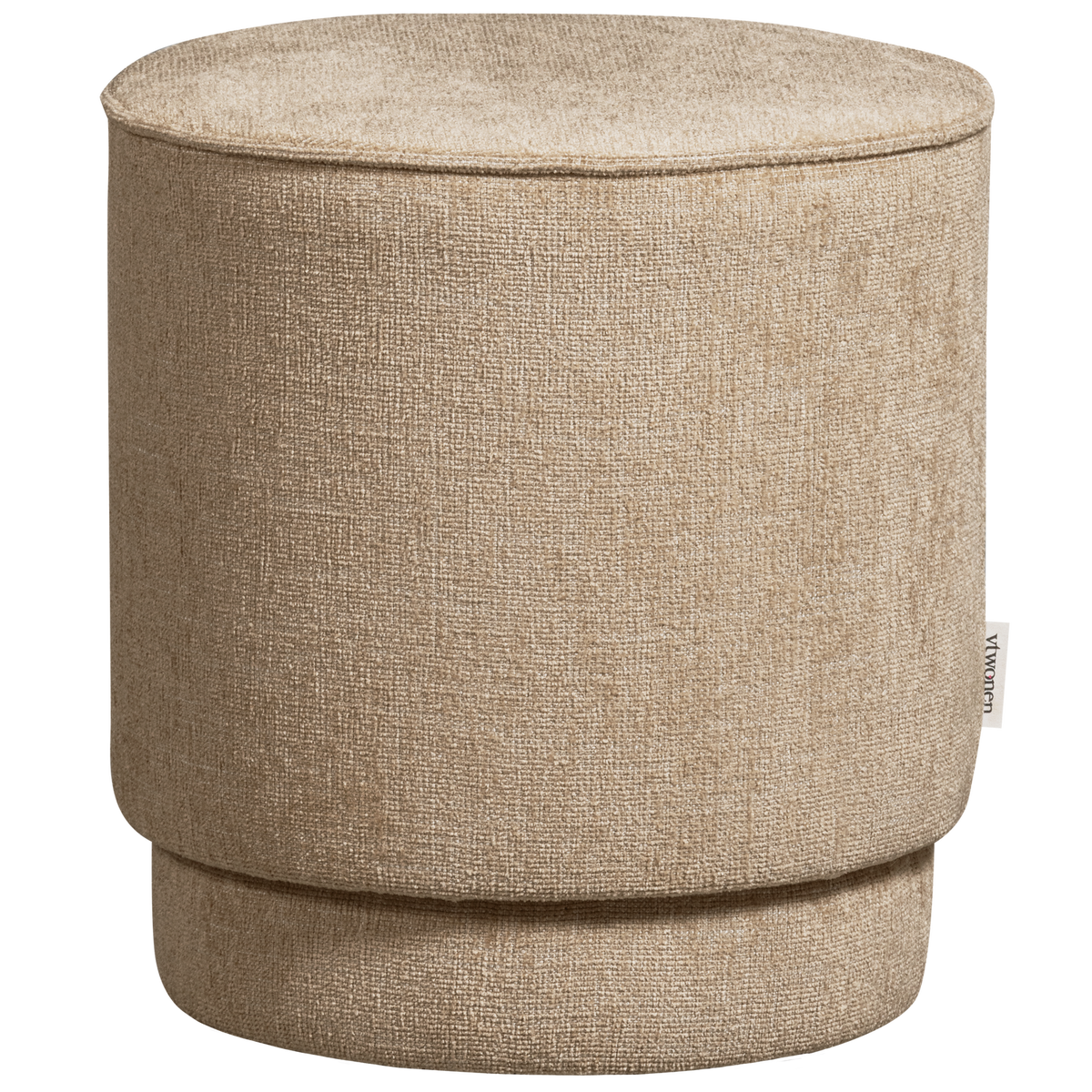 vtwonen poef Pearl - Naturel - Naturel Melange - 45x40x40