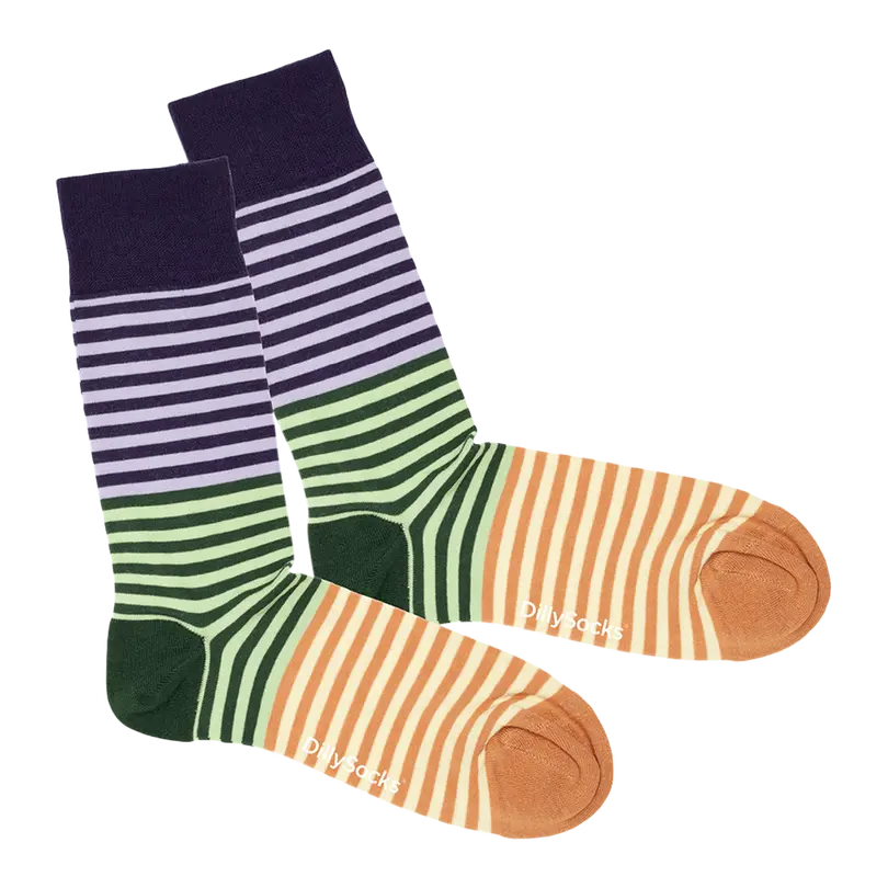 Socken Harvest Stripes