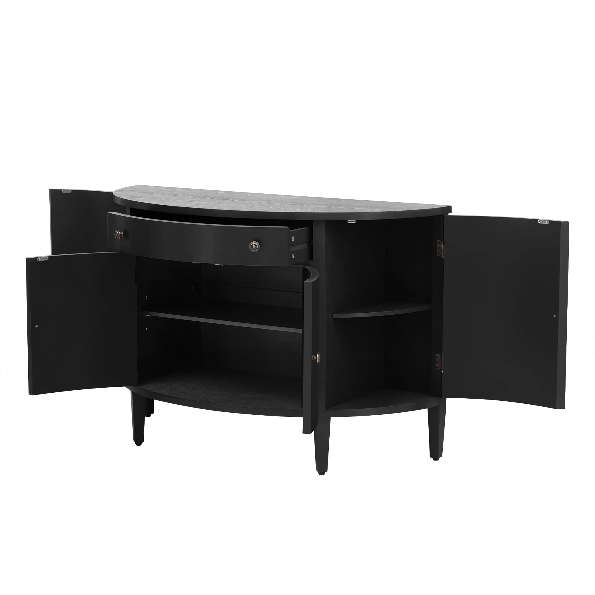 Curved Design Storage Cabinet