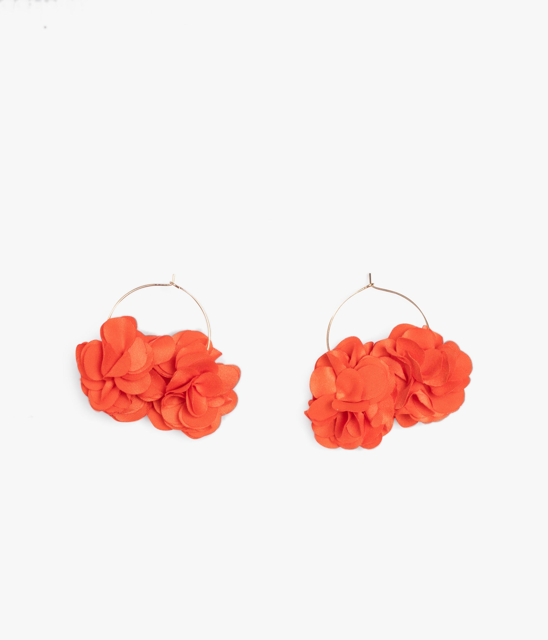Boucles d'oreilles Caltha orange