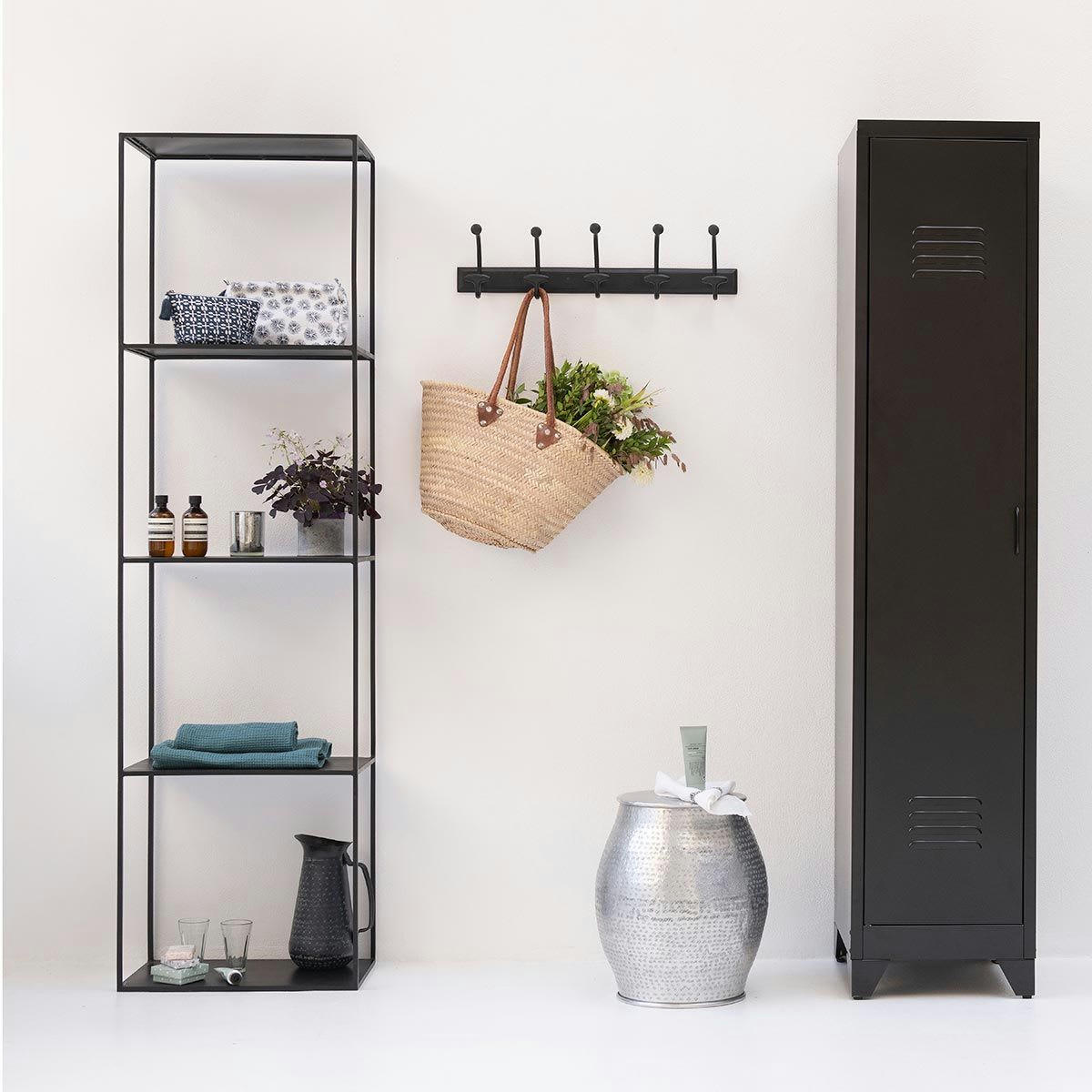 DOUGLAS - Etagère colonne en métal  mat