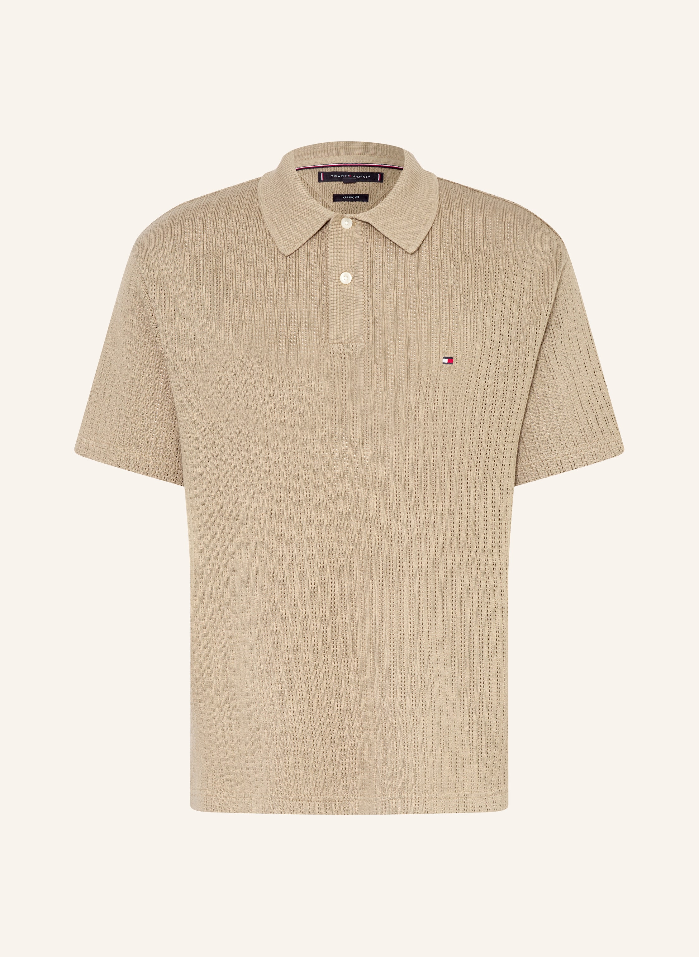 TOMMY HILFIGER Strick-Poloshirt Classic Fit