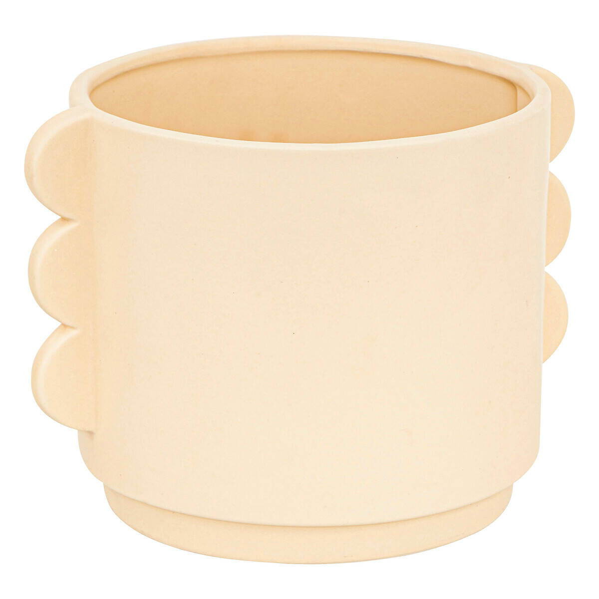 Ceramiczna osłonka na doniczkę WAVY BLISS, 18 cm