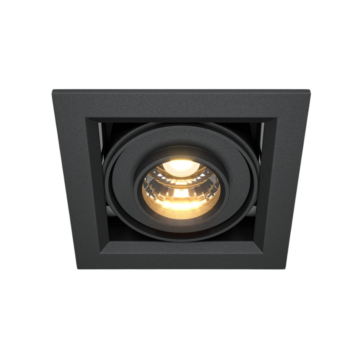 Oprawa wpuszczana Metal Modern czarna LED 10W 3000K 650lm IP20 Maytoni