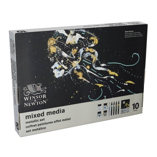 Winsor & Newton Mixed Media Metallic Set 10 Pieces