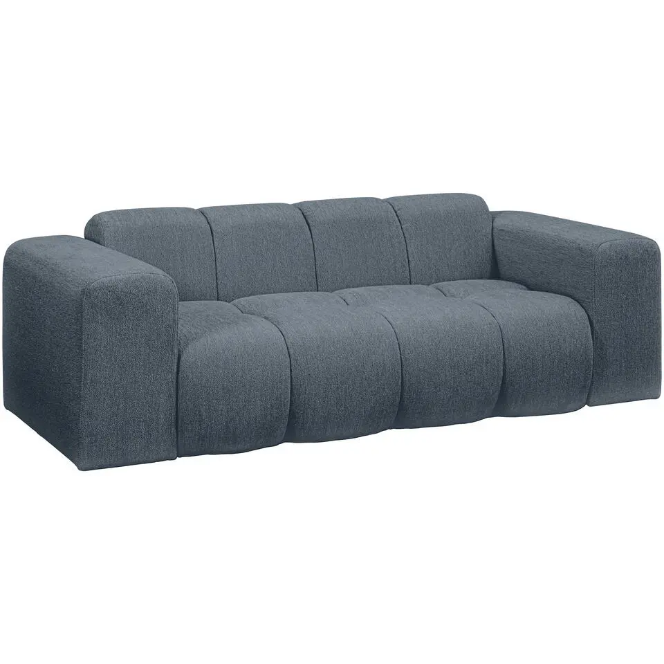 Bank Beau 2-zits - stof Raven - donkerblauw