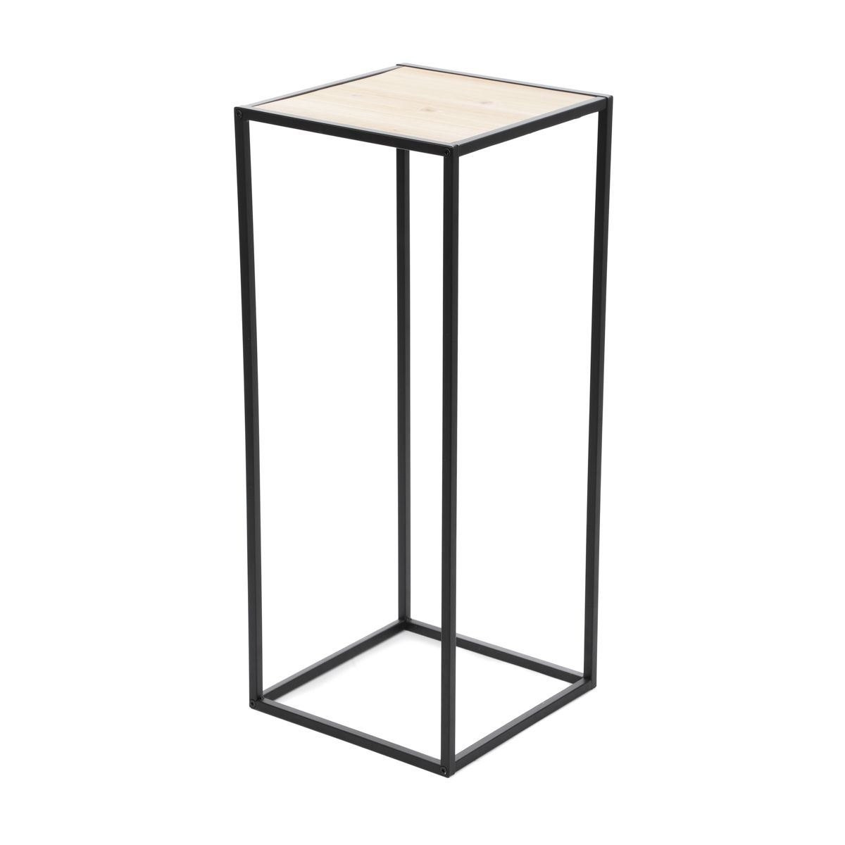 Kwietnik ROH metalowy czarny 31x31x75 cm