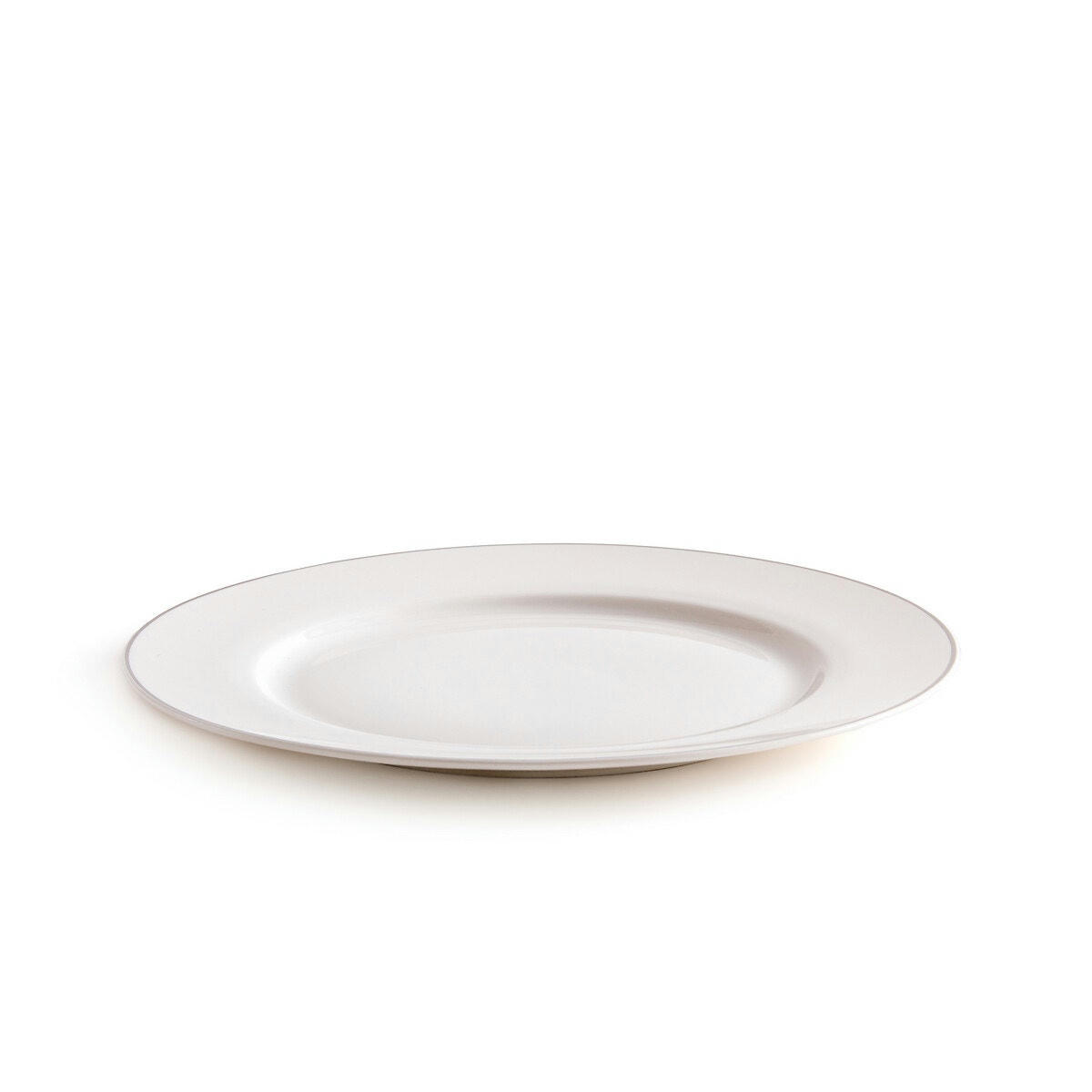 Lot de 4 assiettes plates, Histoire Argent